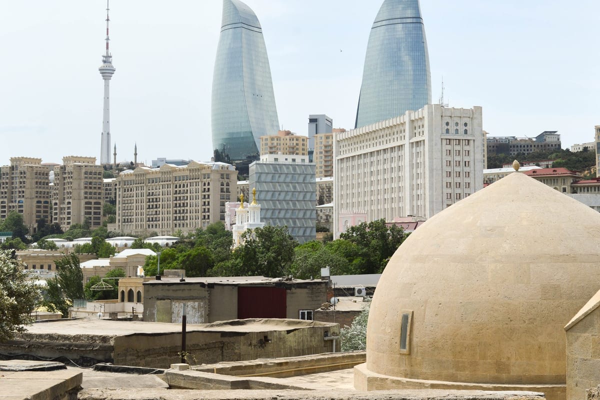 Baku, Azerbaijan skyline